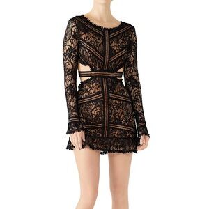 For love and lemons Black Emerie Mini Dress